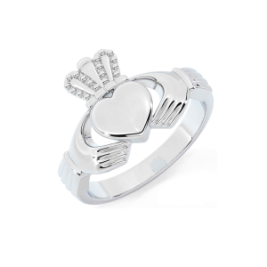Conway's Sterling Silver Ladies Claddagh Ring
