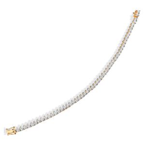 9ct Gold Cubic Zirconia Tennis Bracelet