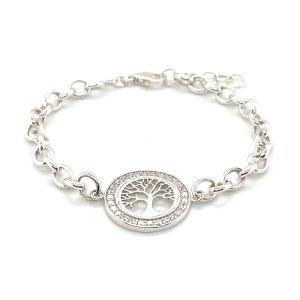 Sterling Silver Tree of Life Bracelet