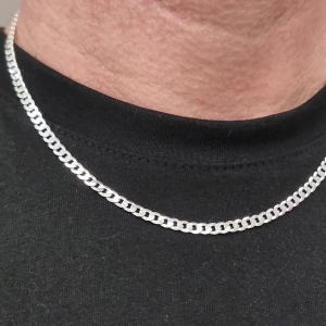 Sterling Silver Curb Chain