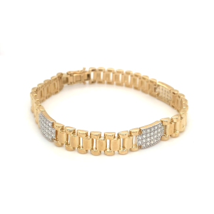 9ct Rolex inspired bracelet - Adults