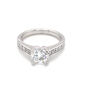 White Gold Diamond Engagement Ring.