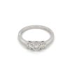 18ct White Gold Diamond Engagement Ring
