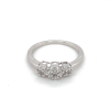 18ct White Gold Diamond Engagement Ring