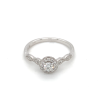 18ct White Gold Diamond Engagement Ring