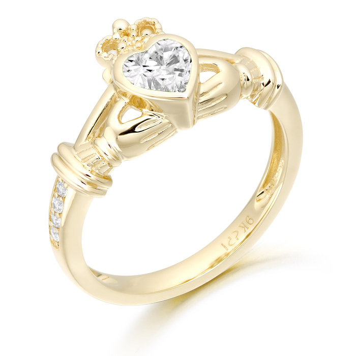 9ct Gold Claddagh Ring - Conway's Jewellers