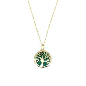 9KT Gold Celtic Tree of Life Necklace