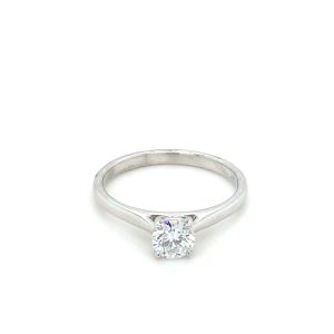 Brilliant cut Lab Grown Diamond Engagement Ring