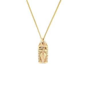 9ct Gold Memorial Pendant and Chain