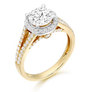 9ct Gold Aspire CZ Ring