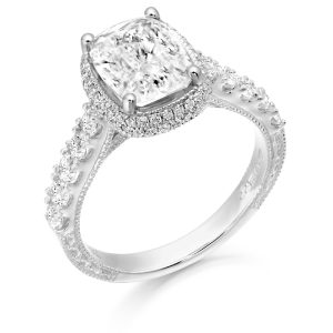 9ct White Gold Abigail CZ Ring
