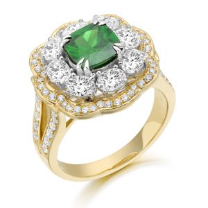 9ct Gold Alika CZ Ring
