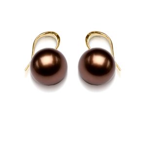 14ct Gold South Sea Pearl Earrings