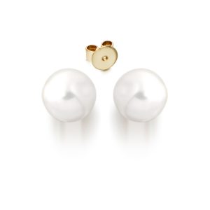 14ct Gold Cultured Pearl Stud Earrings