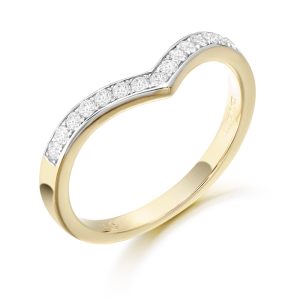 9ct Gold CZ Wedding Ring