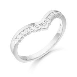 9ct Gold CZ Wedding Ring