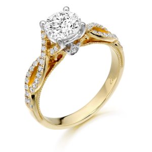 9ct Gold Infinity CZ Ring