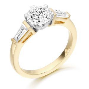 Solitaire Engagement CZ Ring