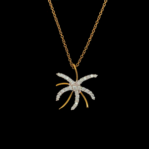 Diamond Pendant and Chain