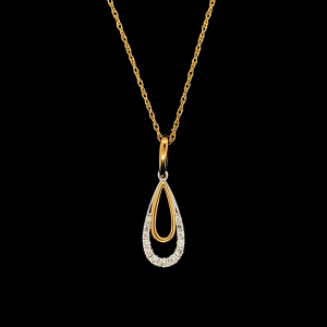 Diamond Pendant And Chain