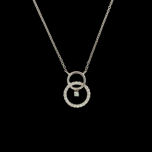 Diamond Pendant and Chain