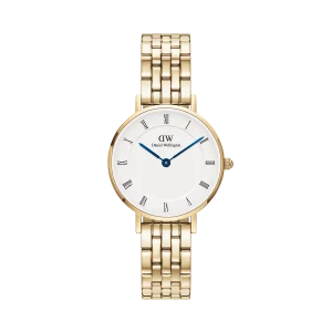 Daniel Wellington Petite Roman Numerals 5-Link Gold