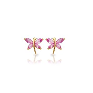 9ct Gold Butterfly Earrings