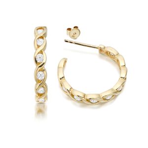 CZ Hoop Earrings