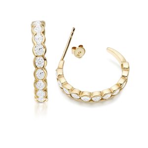 CZ Hoop Earrings