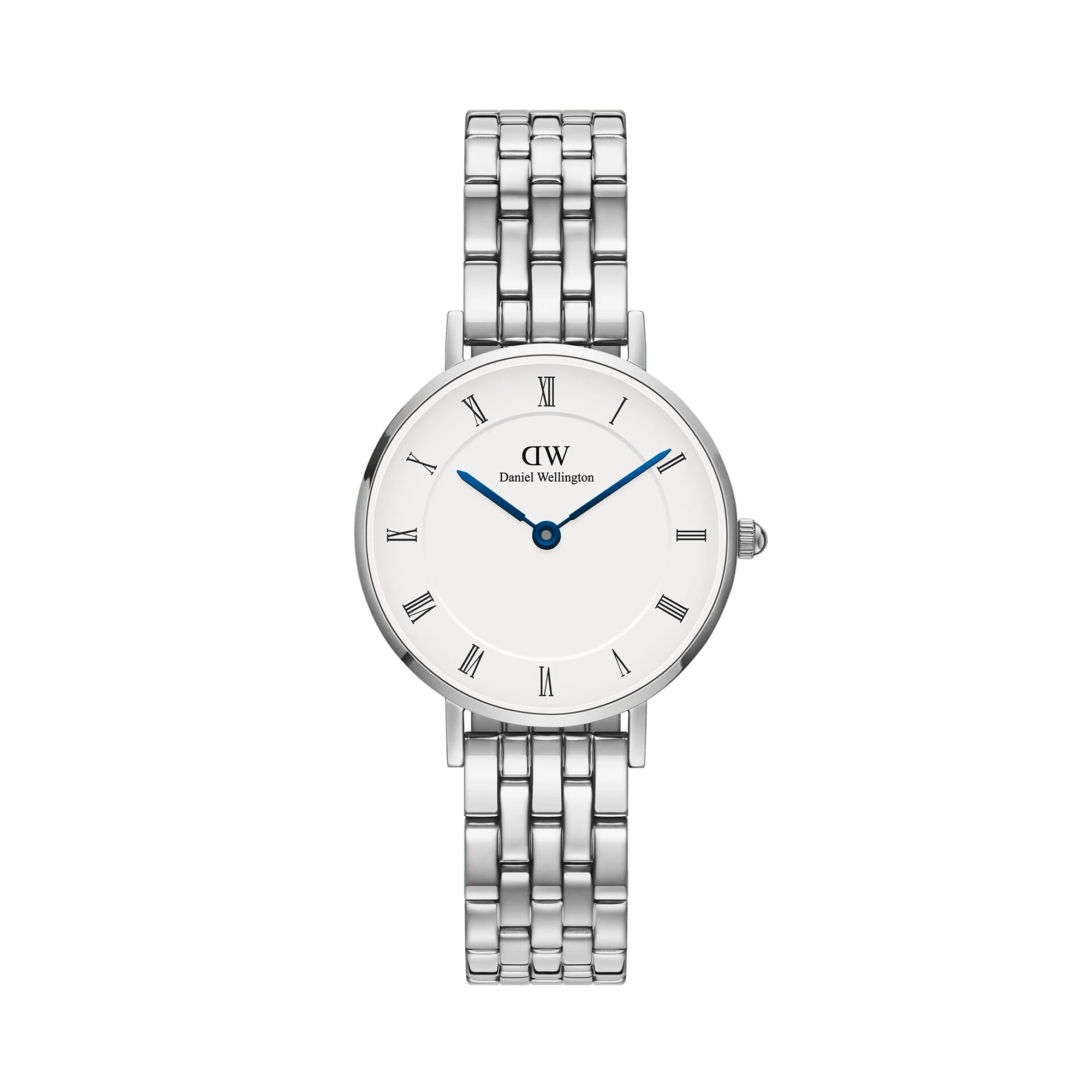 Daniel Wellington Petite Roman Numerals 5-Link Silver Conway's