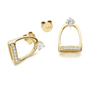 Stirrup Stud Earrings
