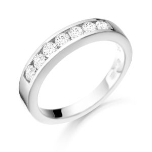 9ct White Gold Wedding Ring