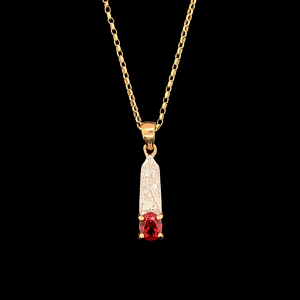 Diamond Pendant And Chain