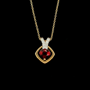 Diamond Pendant And Chain