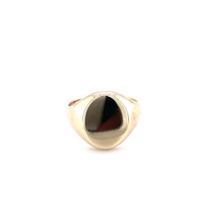9ct Gold Oval Signet Ring