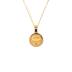 9ct Gold Confirmation Medal