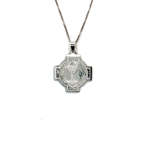 Sterling Silver Communion Medal