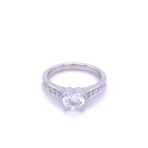 14ct White Gold 1.28ct Diamond Engagement Ring