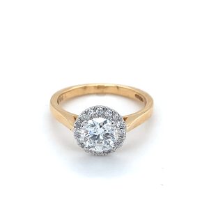 18ct Gold 1.16ct Lab Diamond Engagement Ring