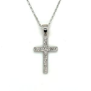 Sterling Silver Cross and Chain