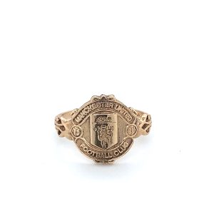 9ct Gold Manchester United Signet Ring