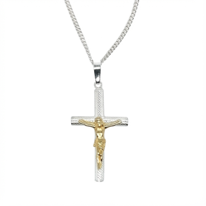 Sterling Silver Crucifix And Chain