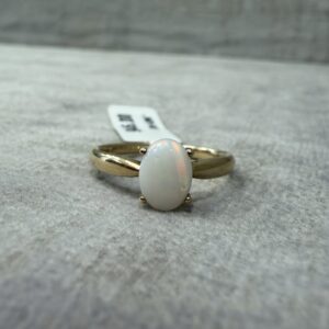 9ct Natural Opal Yellow Gold Ring